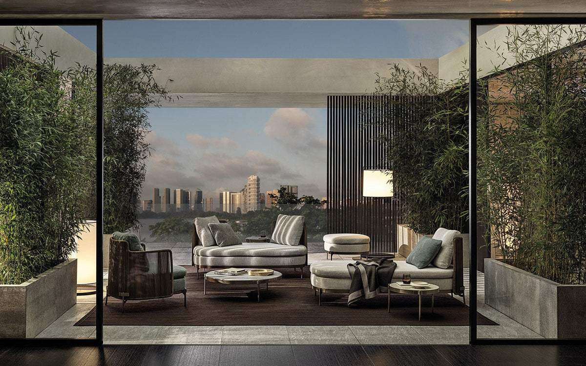 Tape “Cord” Outdoor – chaise longue outdoor - Sag 80 - Minotti - Divano