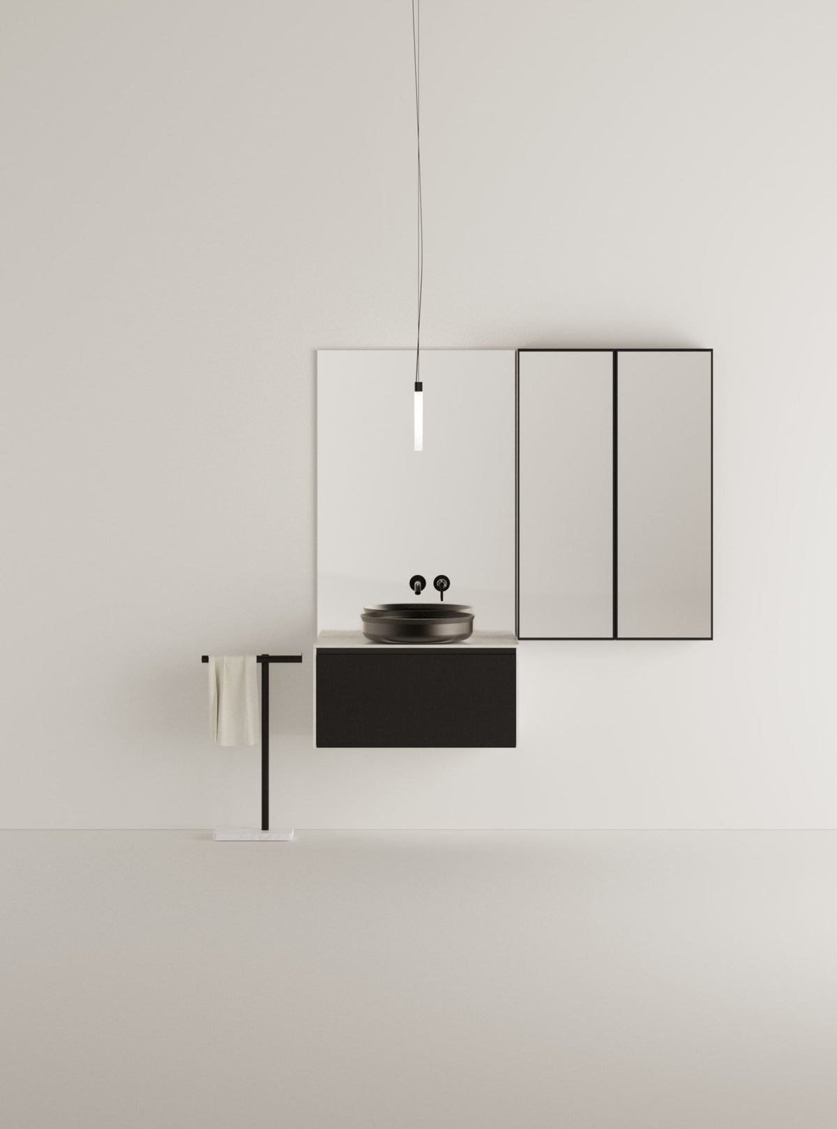 Faro illuminazione – lampada sospesa - Sag 80 - Agape - Lampada