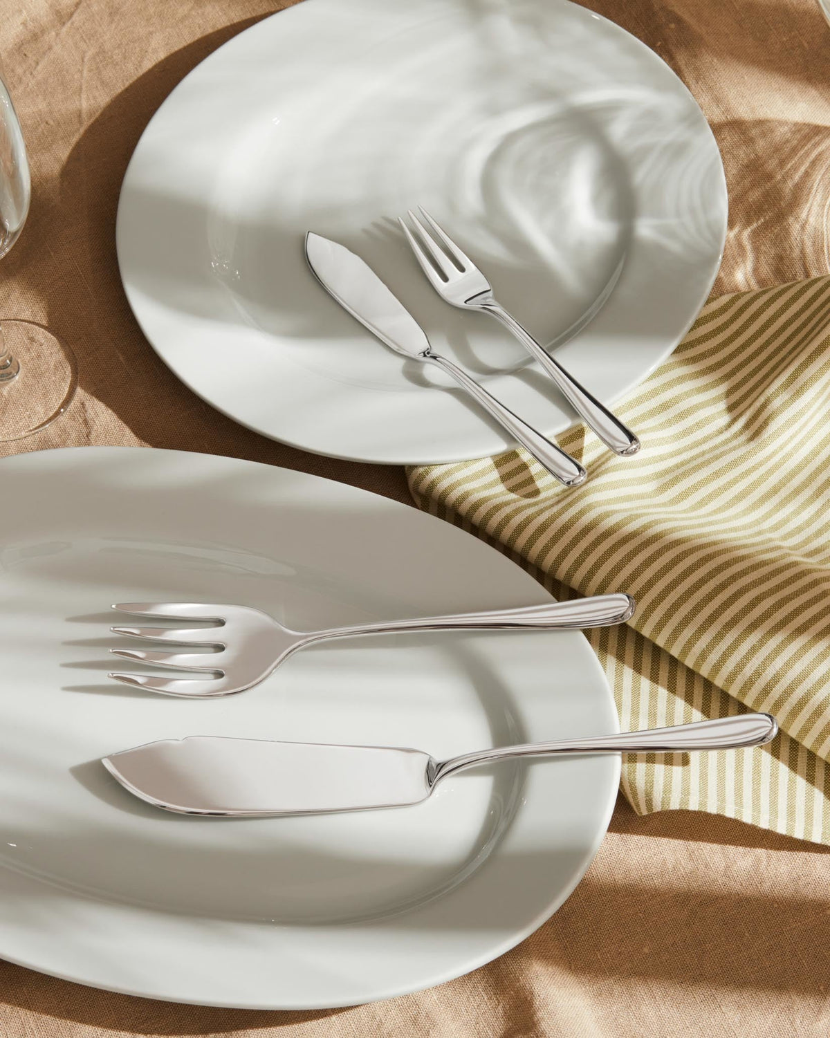 Caccia – forchetta da pesce (6 pezzi) - Sag 80 - Alessi - Complemento