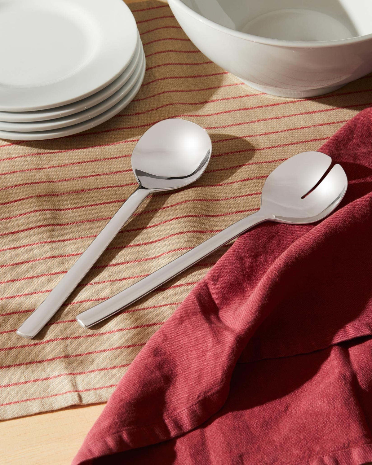 Ovale – posate per insalata - Sag 80 - Alessi - Complemento