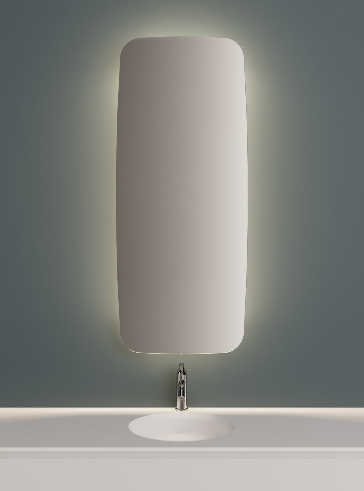 Seppia seppia – specchio senza luce - Sag 80 - Agape - Specchio