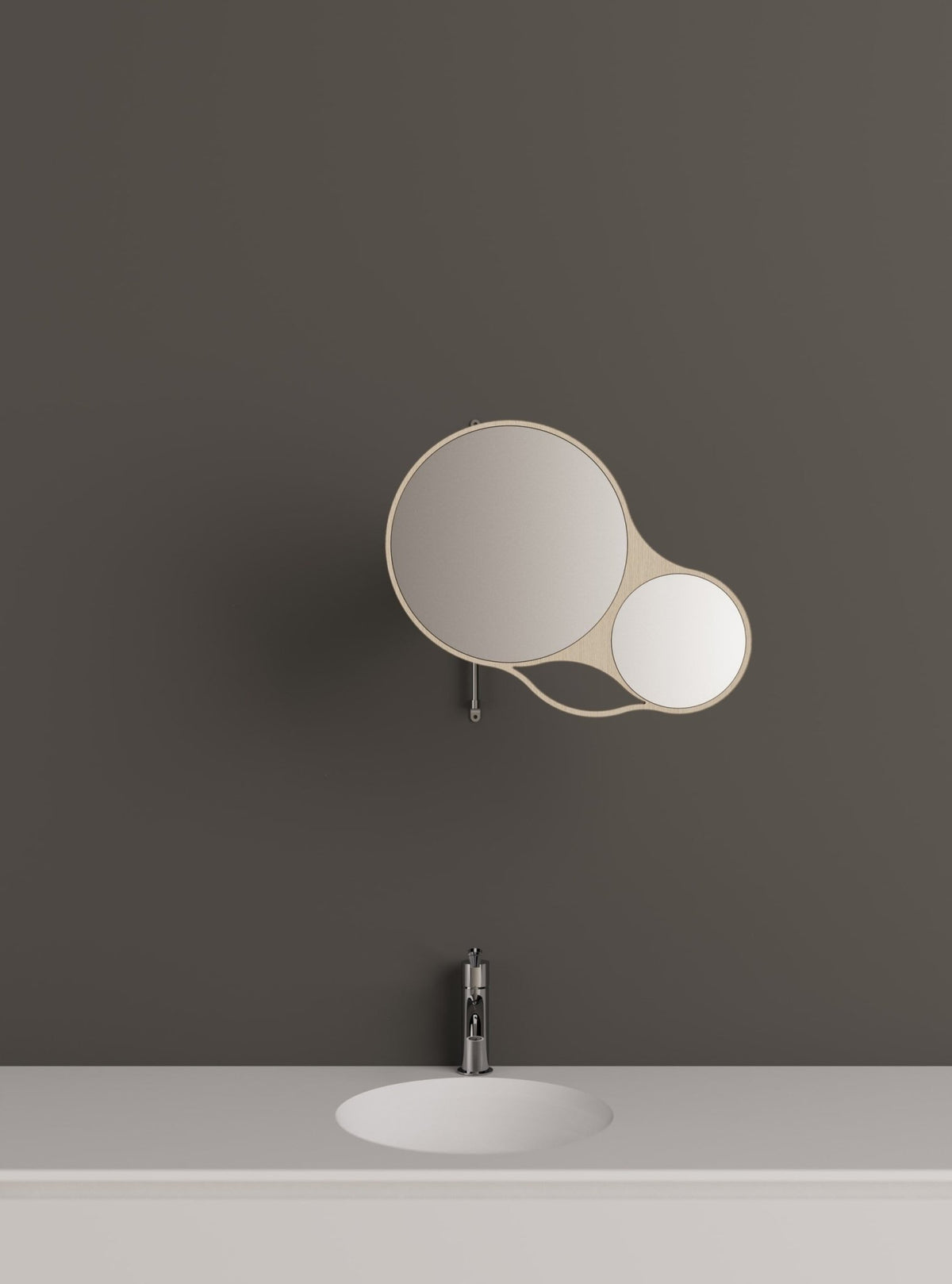 Spin – specchio senza luce - Sag 80 - Agape - Specchio