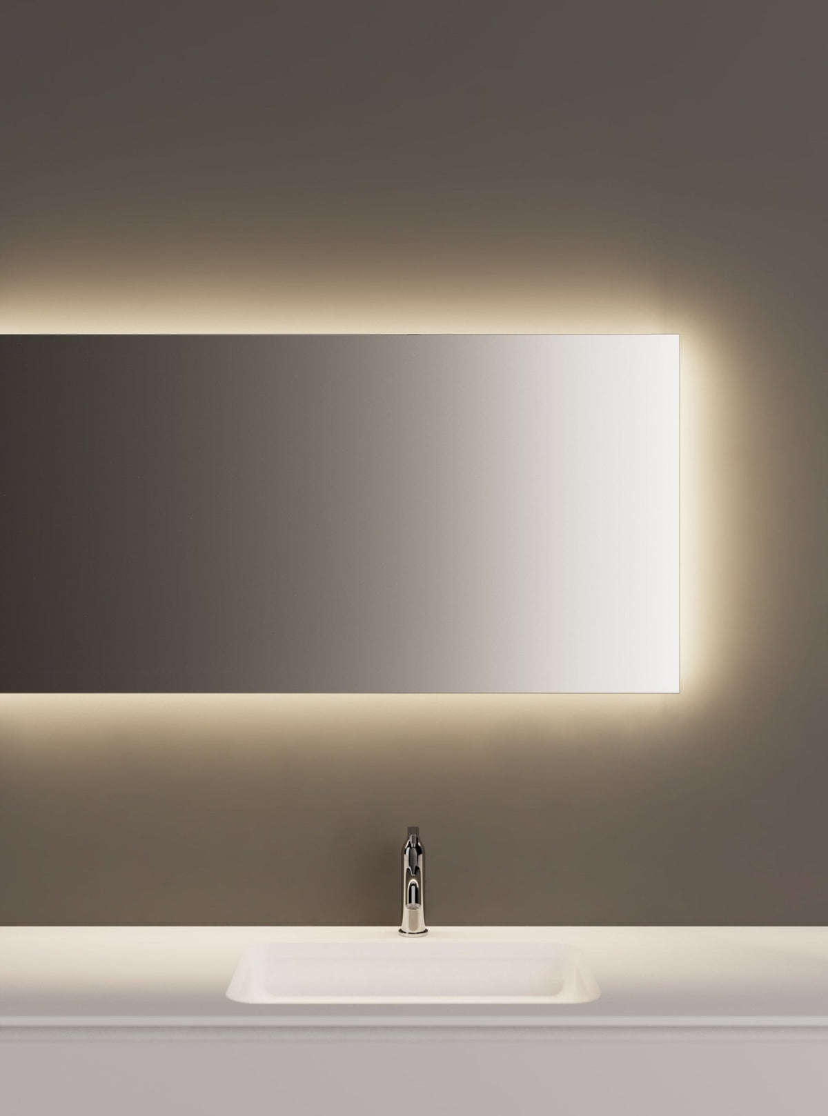 Nudo LED – specchio con luce - Sag 80 - Agape - Specchio