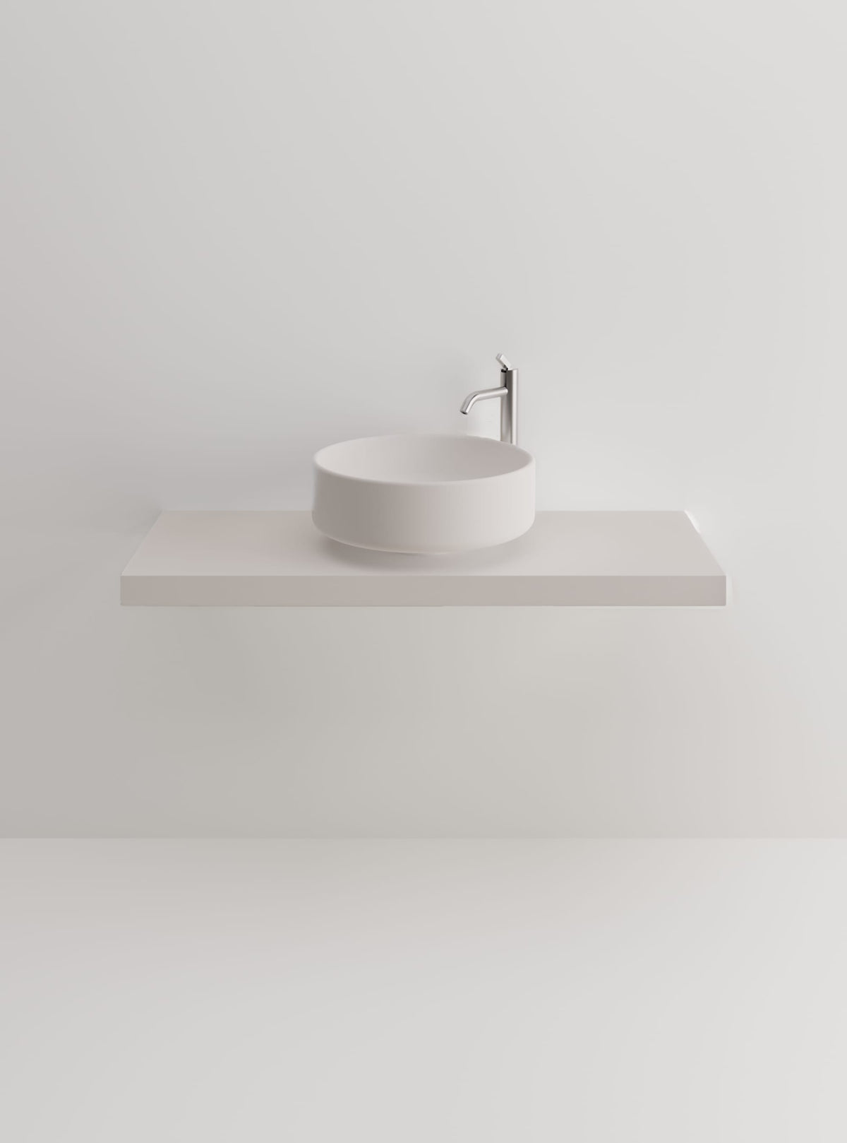 Flat XL da 12 cm – piano lavabo autoportanti - Sag 80 - Agape - Bagno