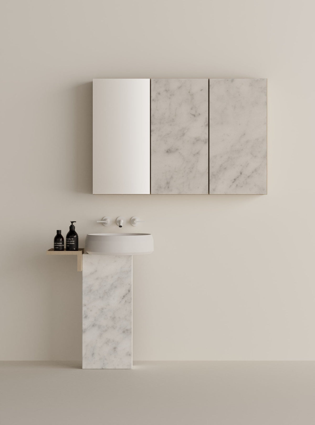 Lift – specchio con contenitore - Sag 80 - Agape - Specchio