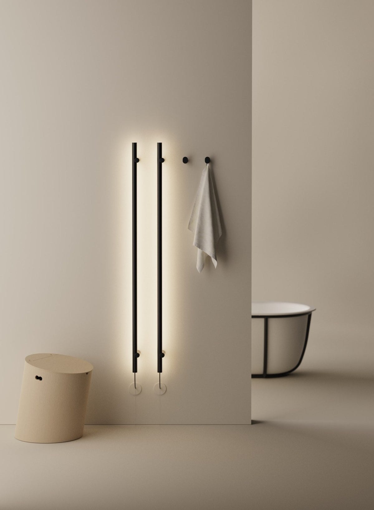 Dot Line – porta scopino - Sag 80 - Agape - Bagno
