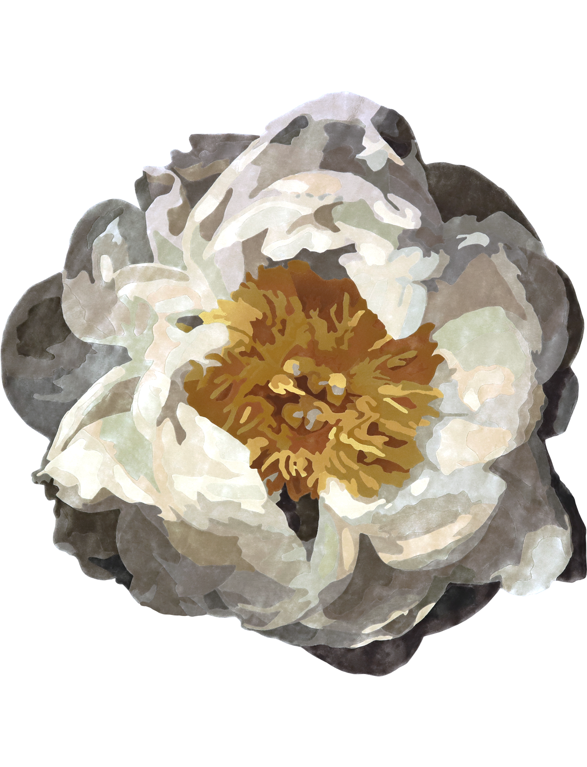 Floraison Douce – tappeto sagomato – foto prodotto