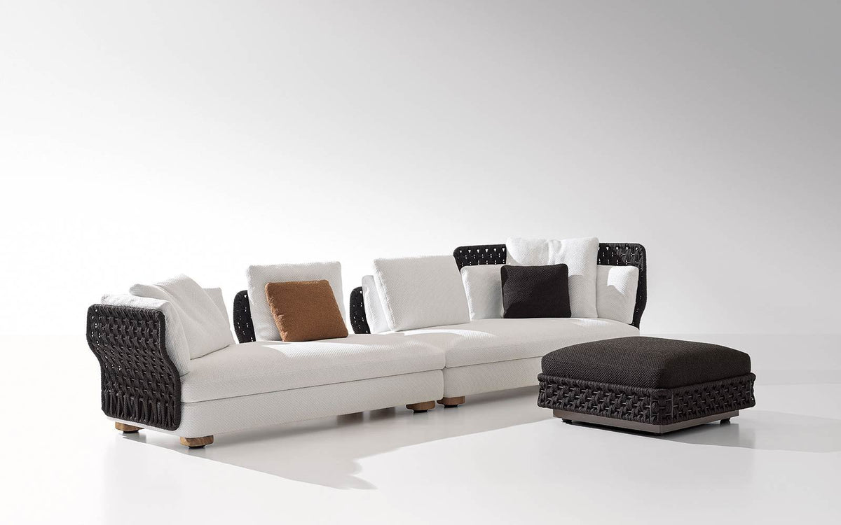 Amii – divano outdoor componibile - Sag 80 - Minotti - Divano