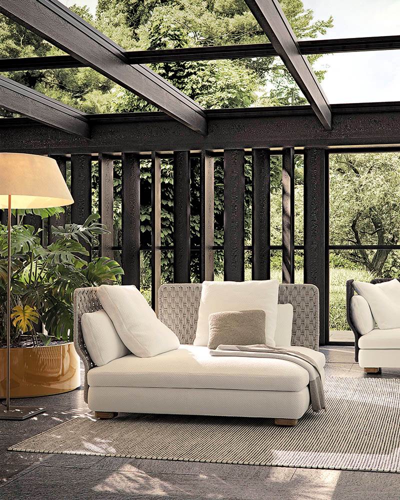 Amii – daybed outdoor - Sag 80 - Minotti - Divano