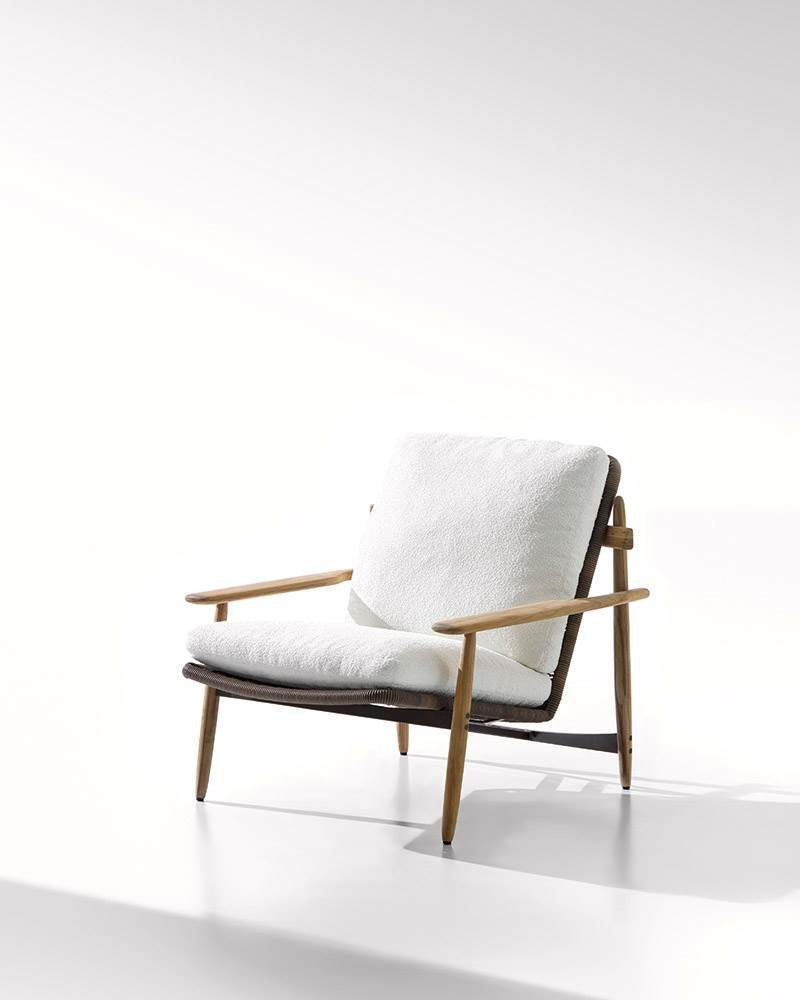 Trio Outdoor – poltrona outdoor - Sag 80 - Minotti - Poltrona