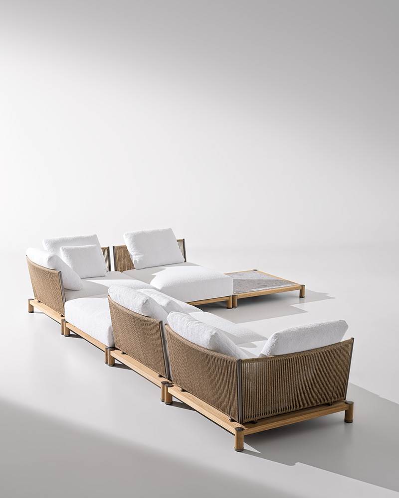 Daylight – divano outdoor componibile - Sag 80 - Minotti - Divano