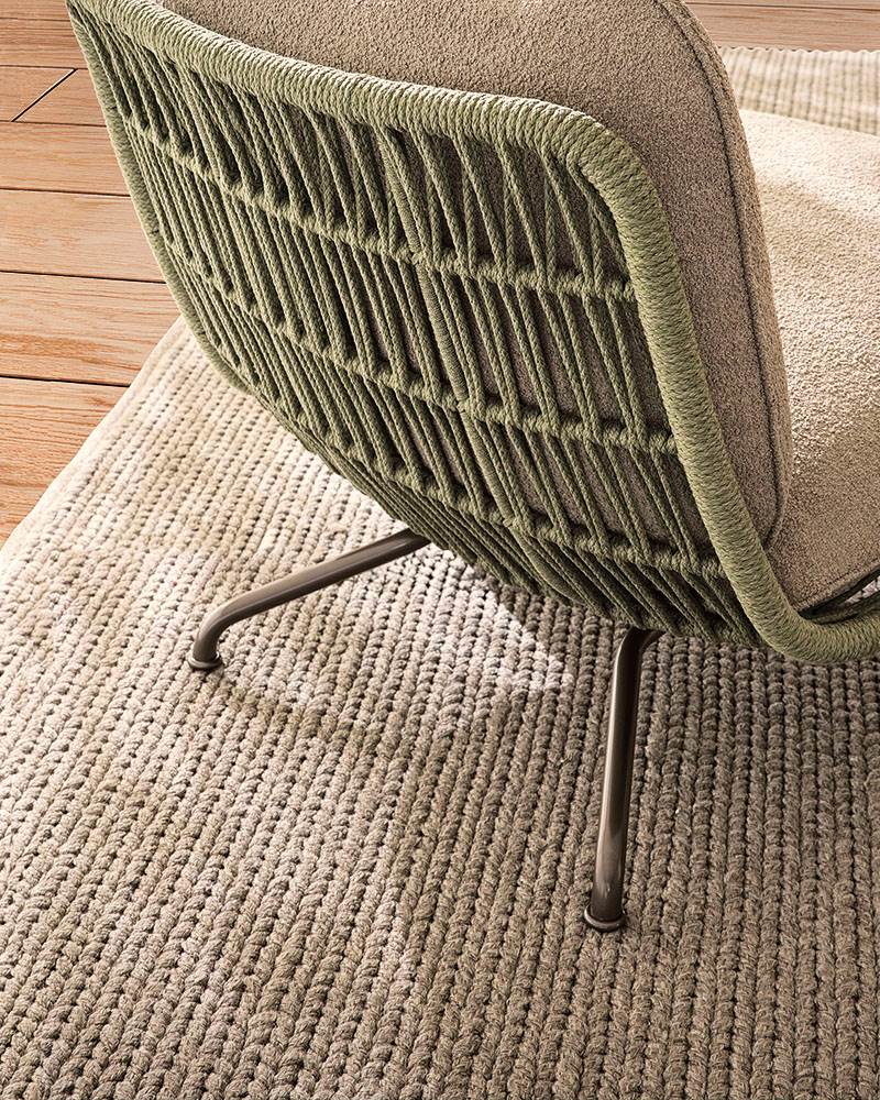 Pattie “Cord” Outdoor – poltrona outdoor - Sag 80 - Minotti - Poltrona