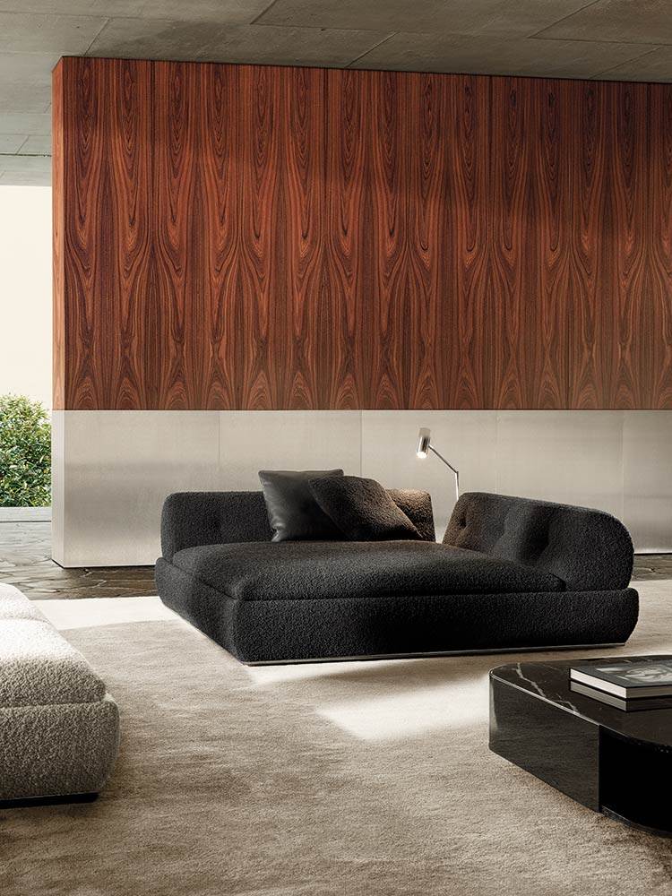 Supermoon – chaise longue - Sag 80 - Minotti - Divano