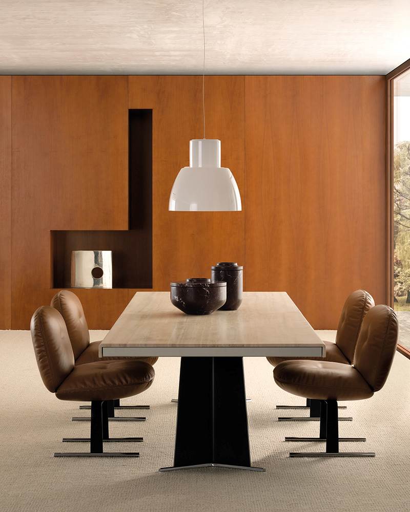 Libra “Dining” – poltroncina dining - Sag 80 - Minotti - Sedia