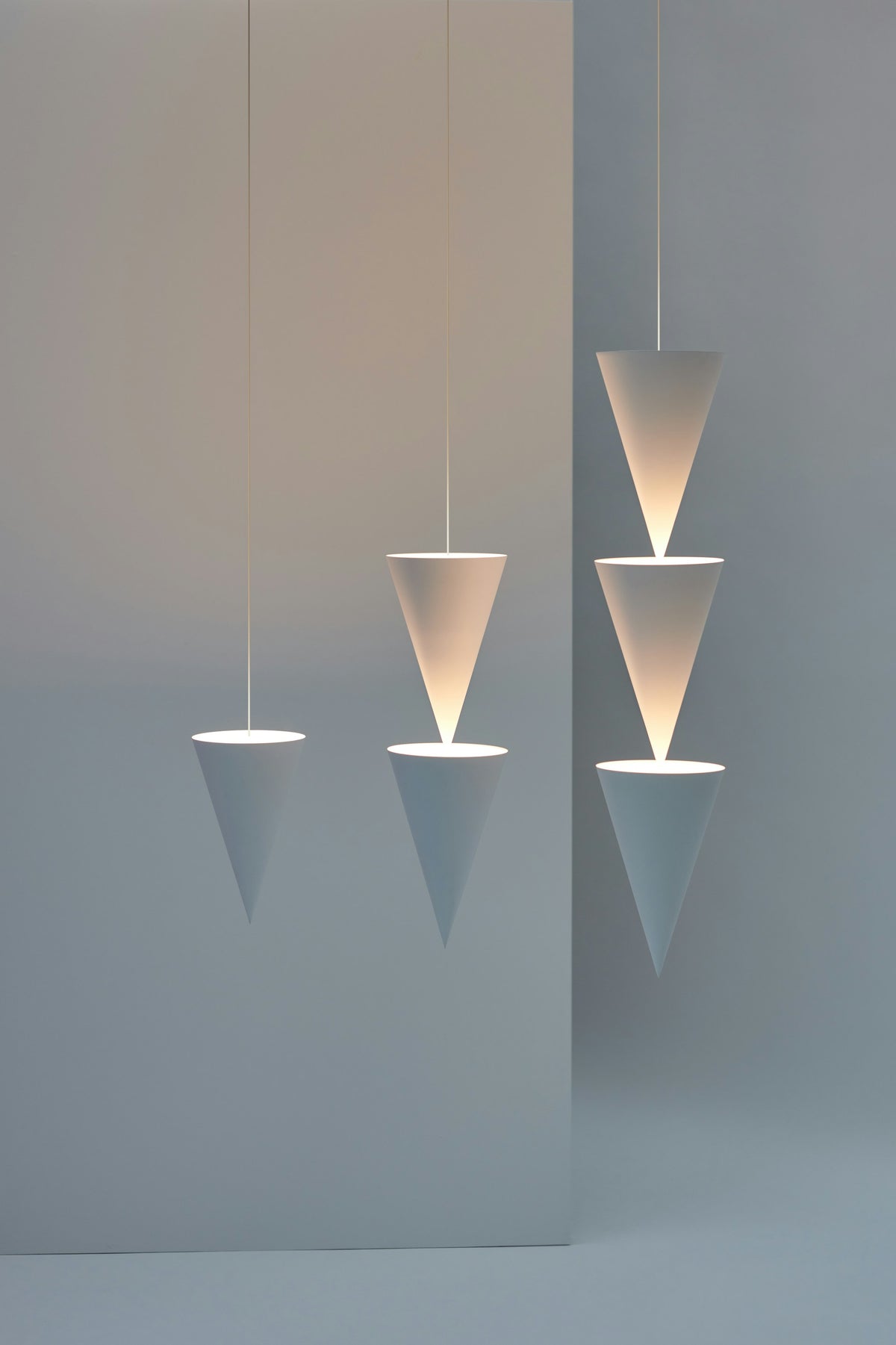 Peak Up e Peak Down – lampada – ambientata