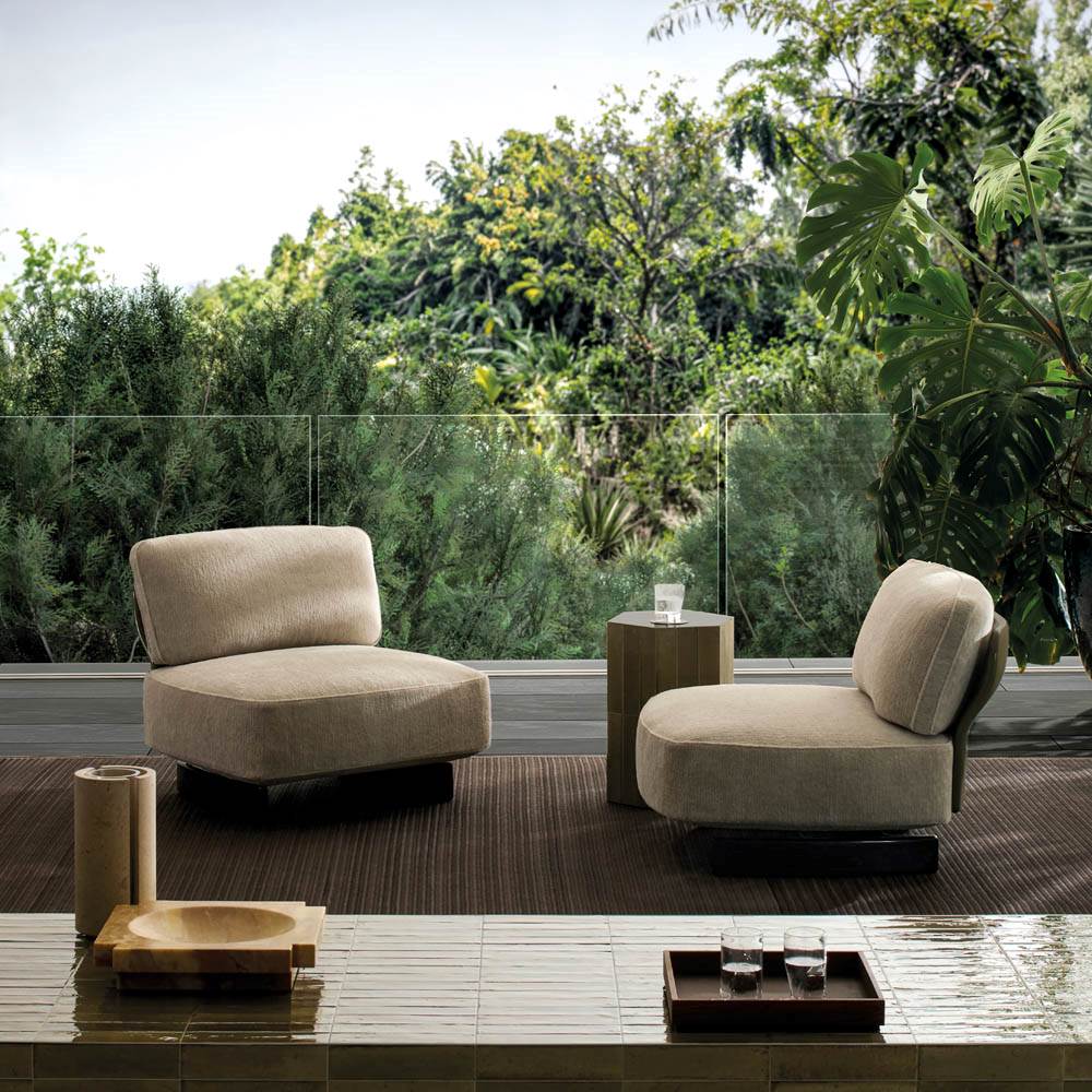 Saki “Outdoor” – poltrona outdoor - Sag 80 - Minotti - Poltrona