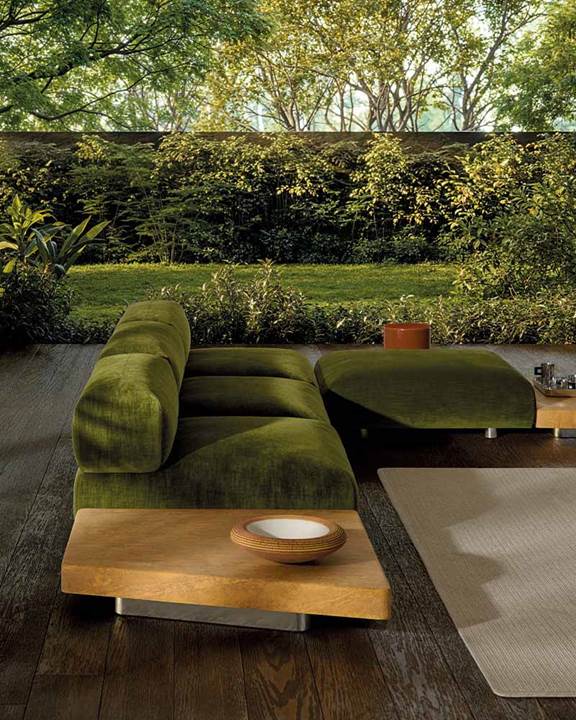Orion “Outdoor” – divano outdoor componibile - Sag 80 - Minotti - Divano