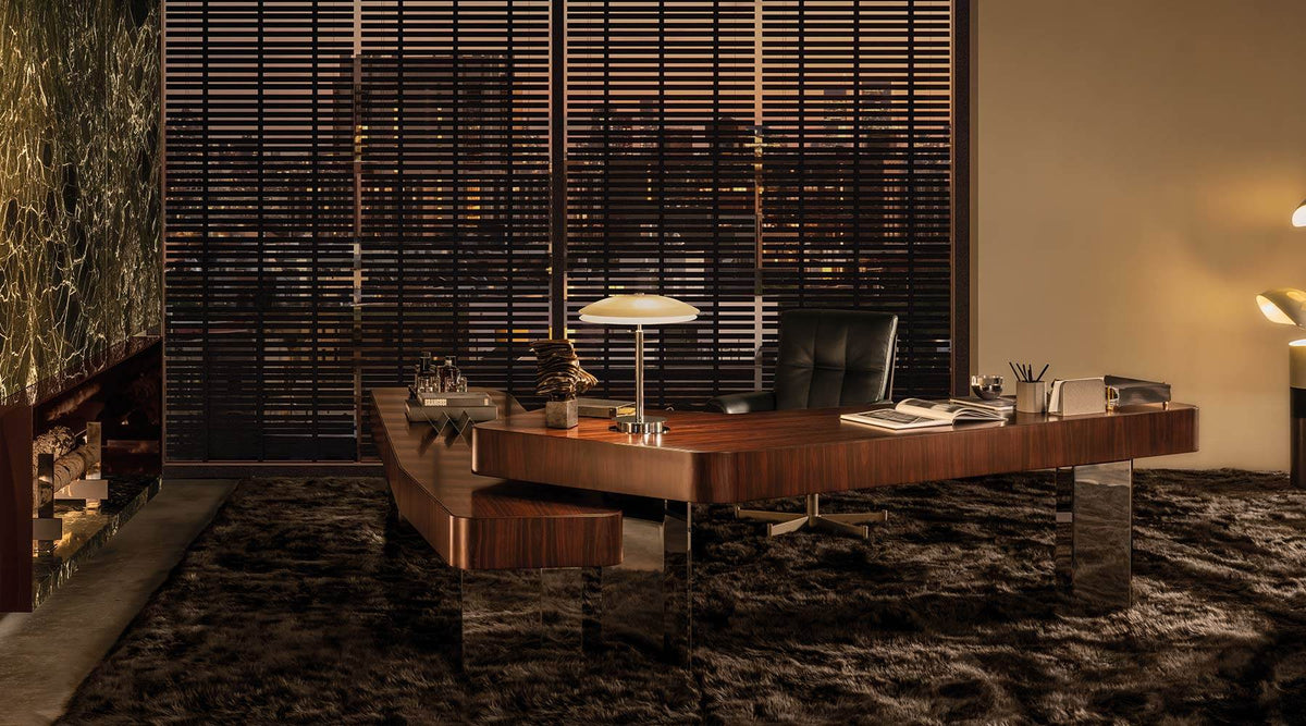 Diagramma Wood “Writing Desk” – scrittoio - Sag 80 - Minotti - Tavolo