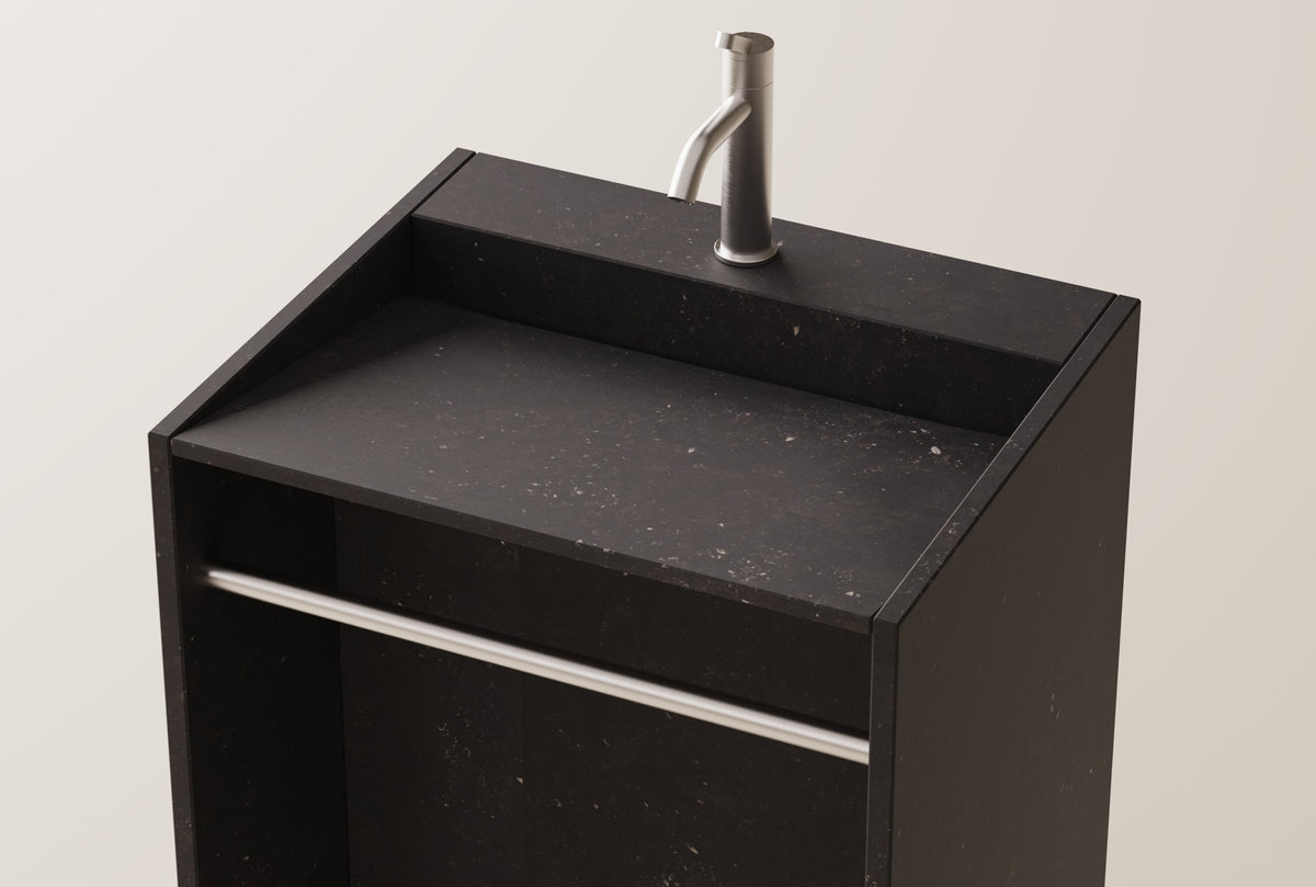Face à face – lavabo a colonna – ambientata