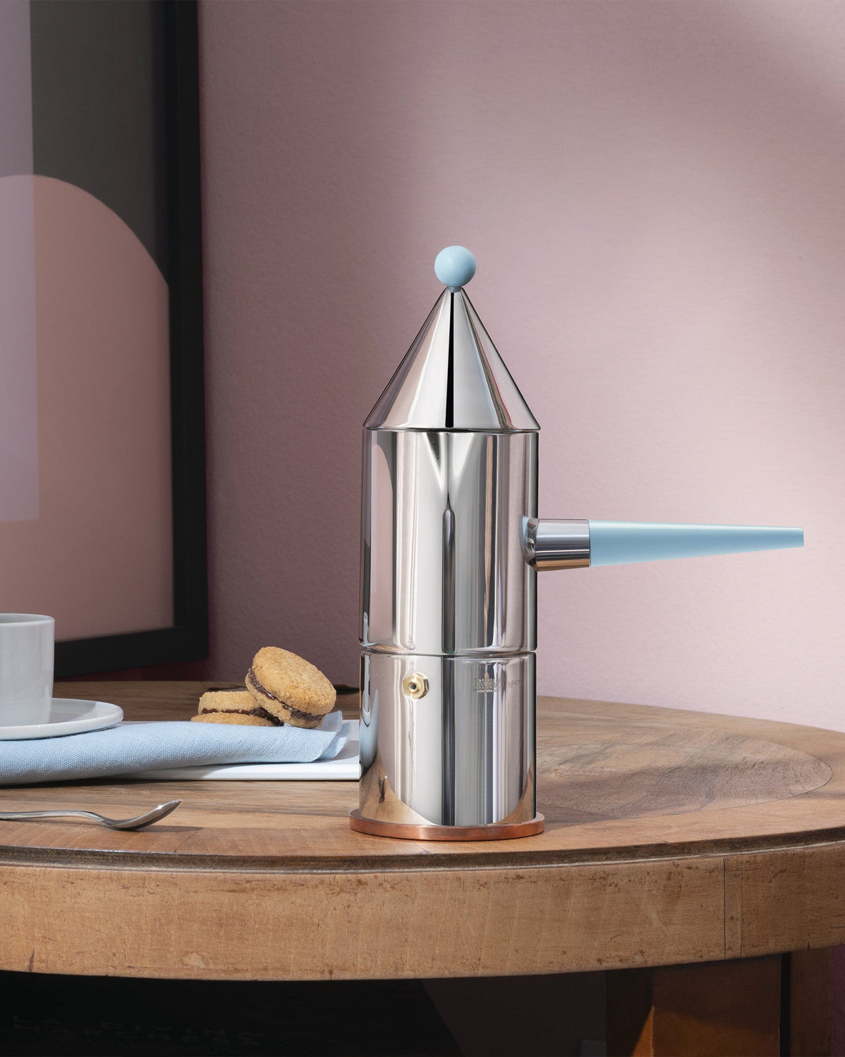 La conica manico lungo – caffettiera espresso - Sag 80 - Alessi - Complemento