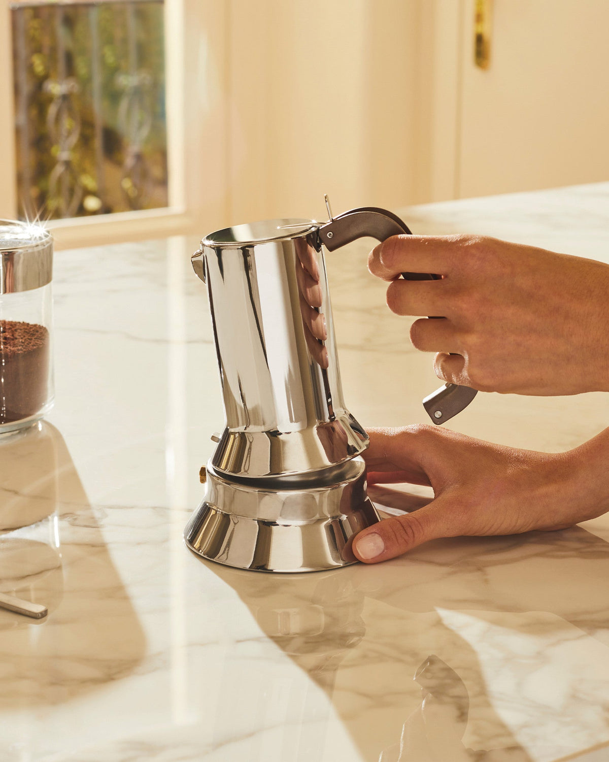 9090 – caffettiera espresso - Sag 80 - Alessi - Complemento
