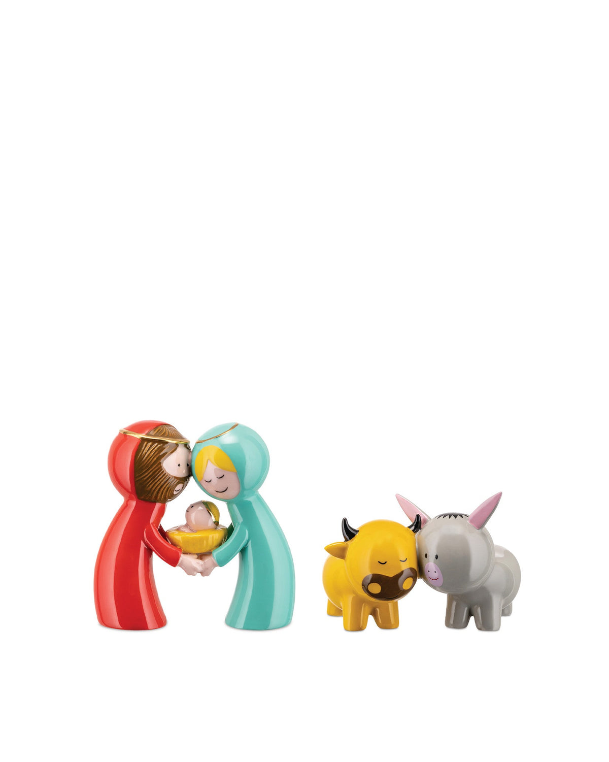 Happy Eternity Baby – set di 2 statuine - Sag 80 - Alessi - Complemento
