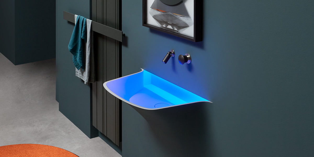 Soffio – lavabo d'architettura - Sag 80 - Antonio Lupi - Lavabo