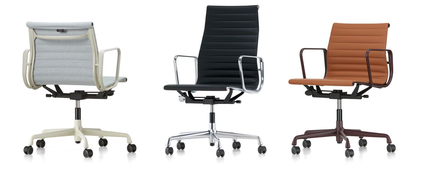 Aluminium Chairs EA 117/118/119 – Lavoro - Sag 80 - Vitra - Sedia