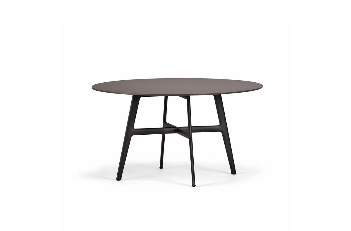 Seax – tavolo da pranzo (dining table 140x140 black pepper) - Sag 80 - DEDON - Tavolo
