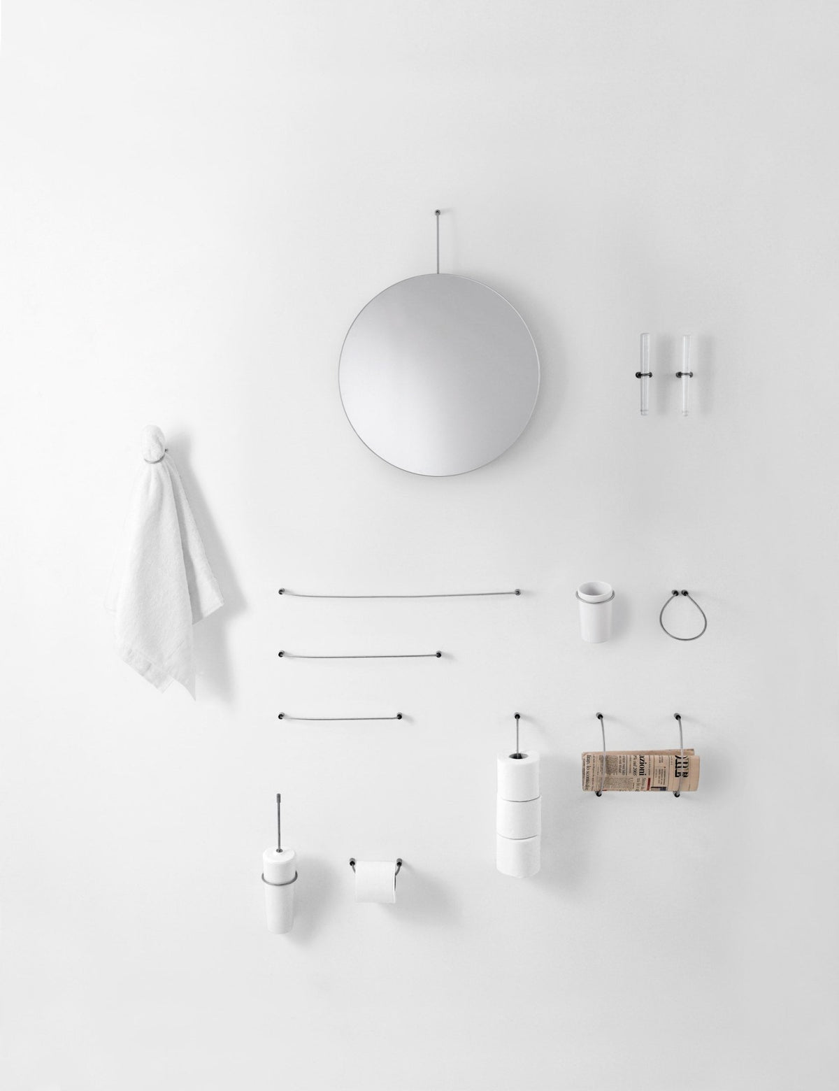 Bucatini – lavabo a parete – ambientata