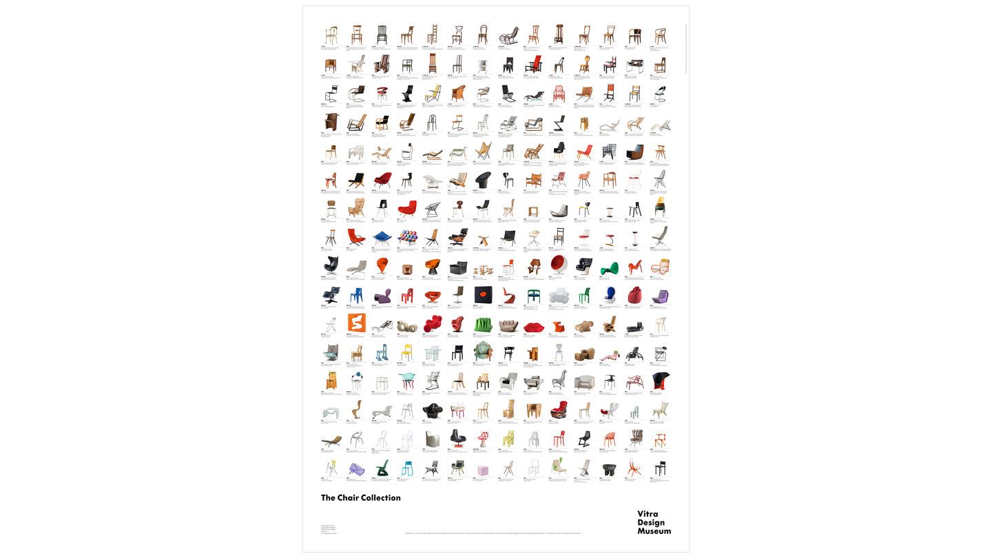 Chair Collection Poster - Sag 80 - Vitra - Complemento