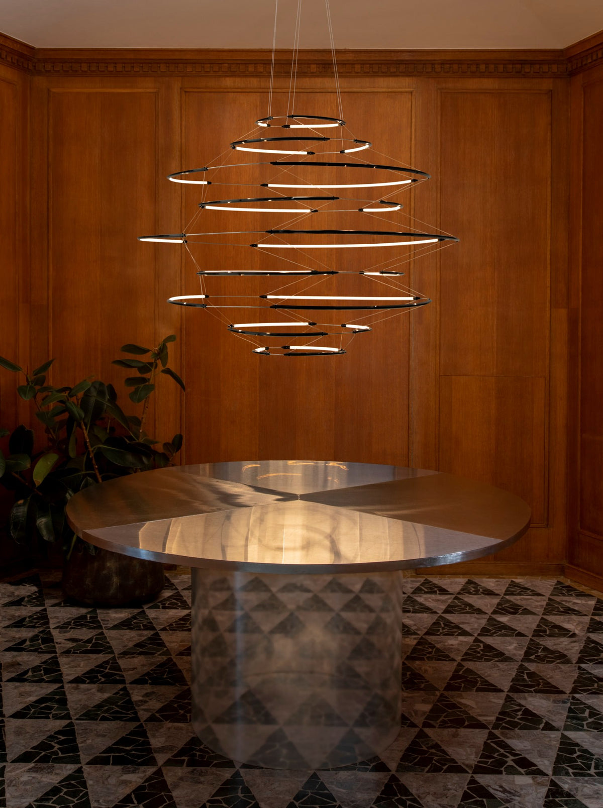 Drop – lampadario – ambientata