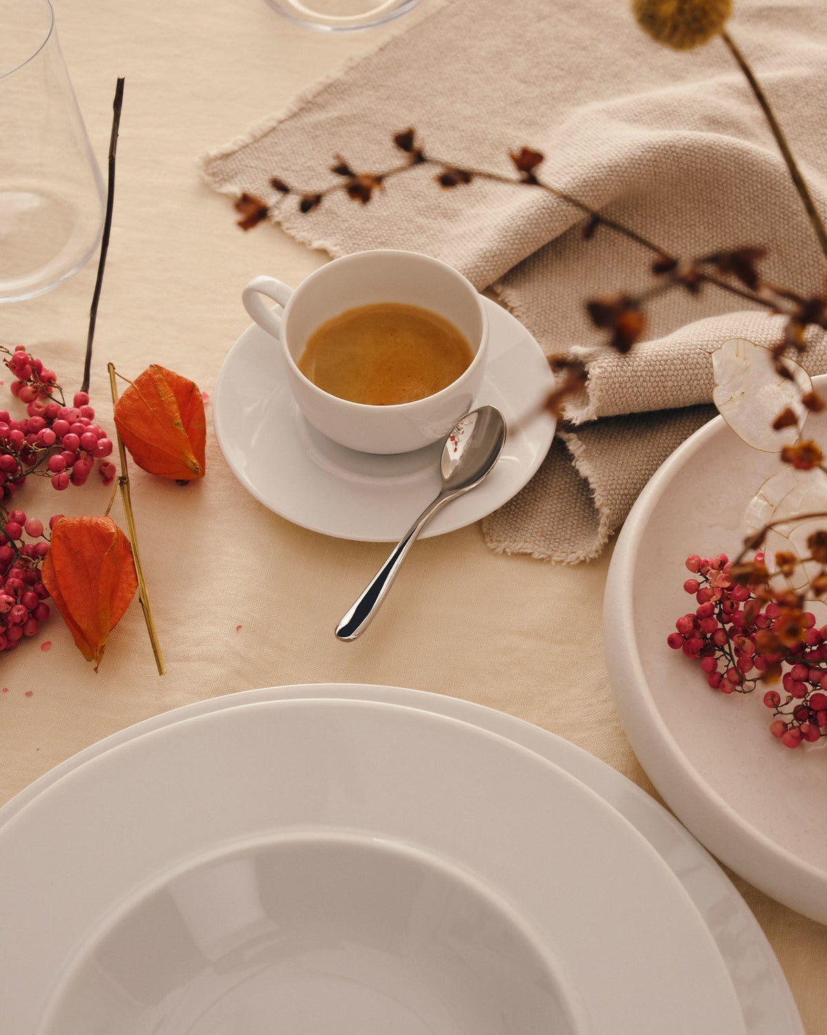 La Bella Tavola – sottotazza da caffè – ambientata