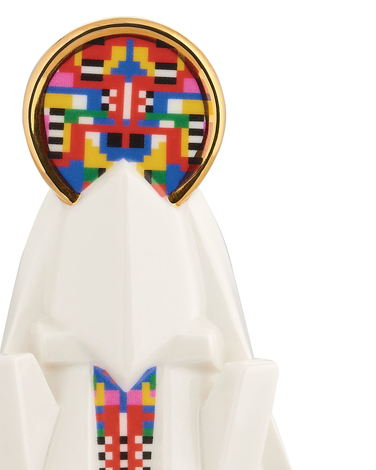 Holyhedrics Mary – statuina in porcellana - Sag 80 - Alessi - Complemento