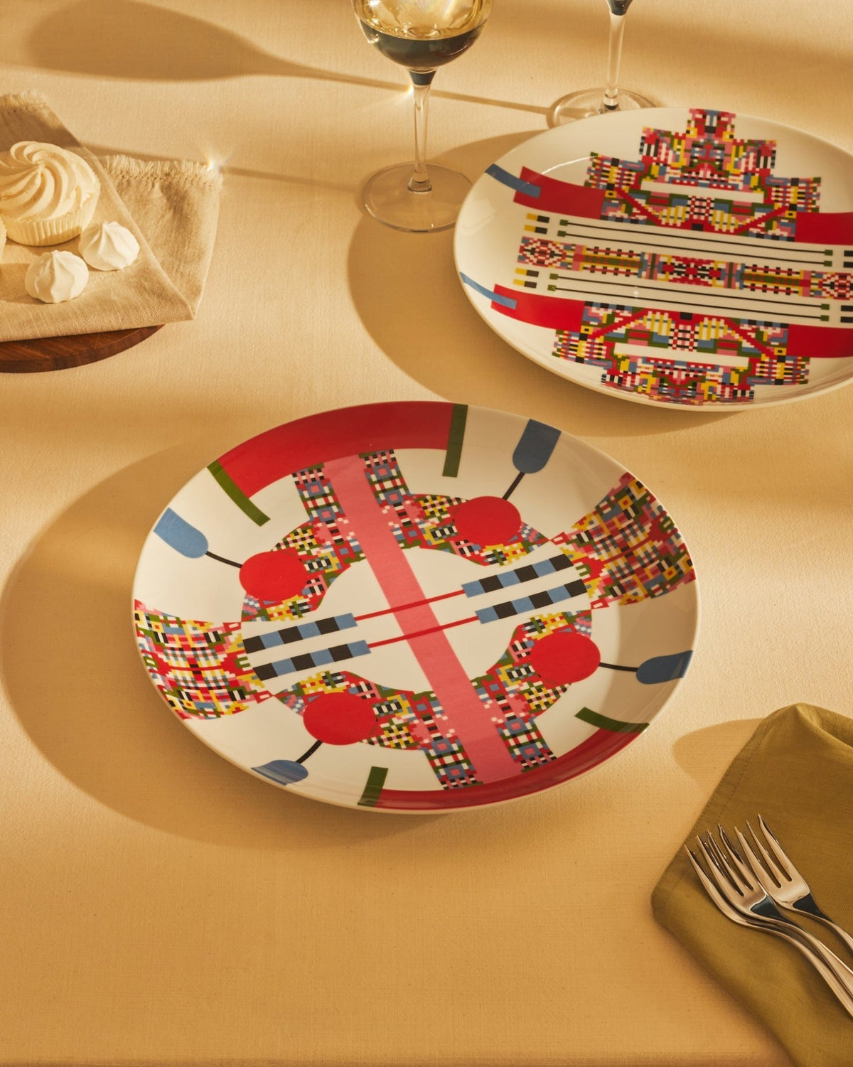 Holyhedrics – piatto per dolci - Sag 80 - Alessi - Complemento