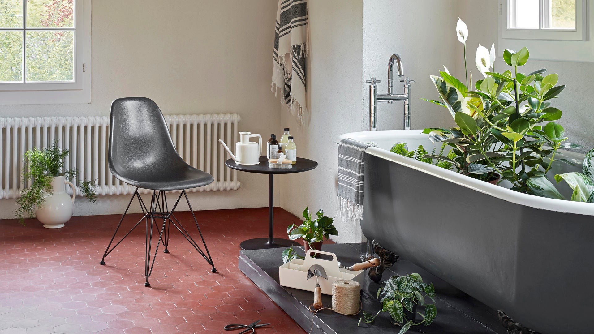 Eames Fiberglass Side Chair DSR - Sag 80 - Vitra - Sedia