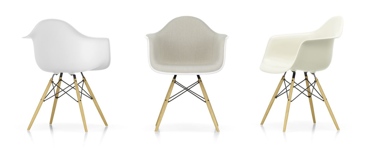 Eames Plastic Armchair RE DAW - Sag 80 - Vitra - Sedia