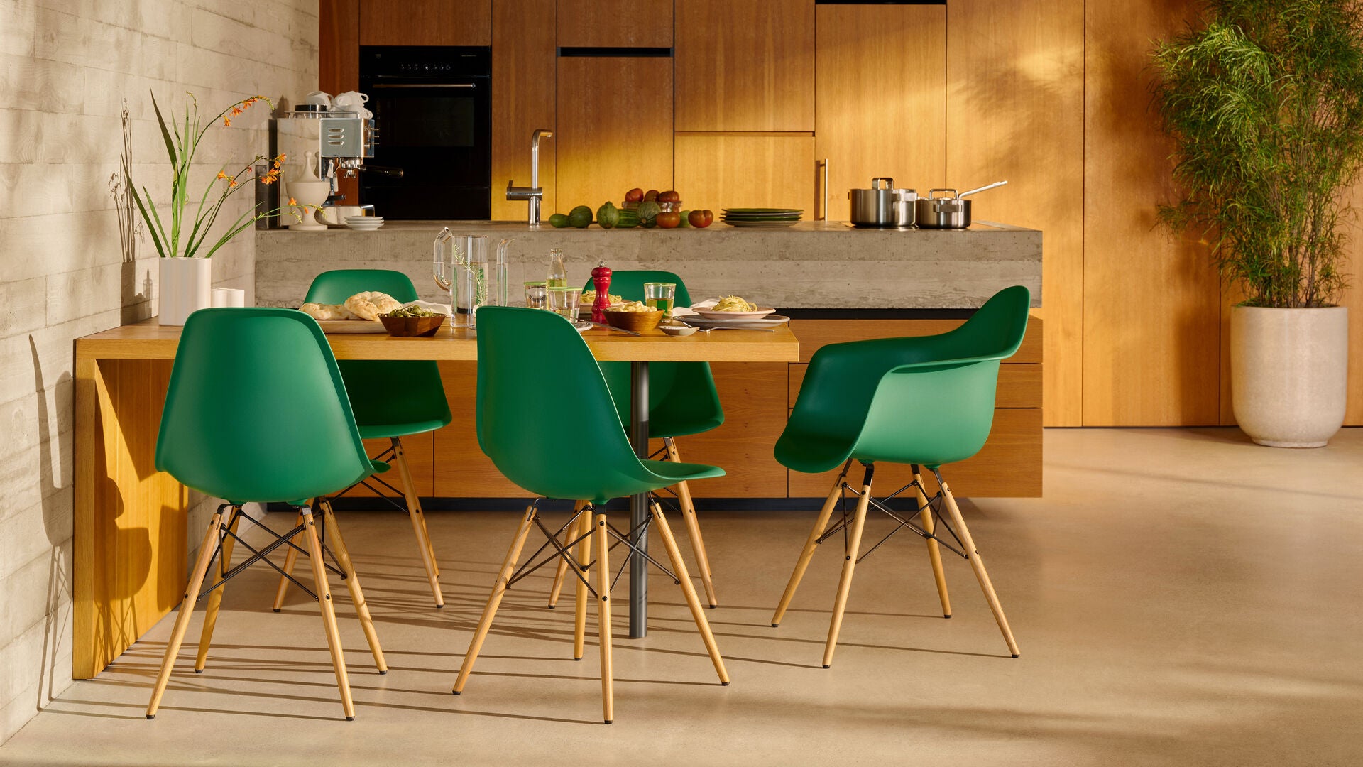 Eames Plastic Armchair RE DAW - Sag 80 - Vitra - Sedia