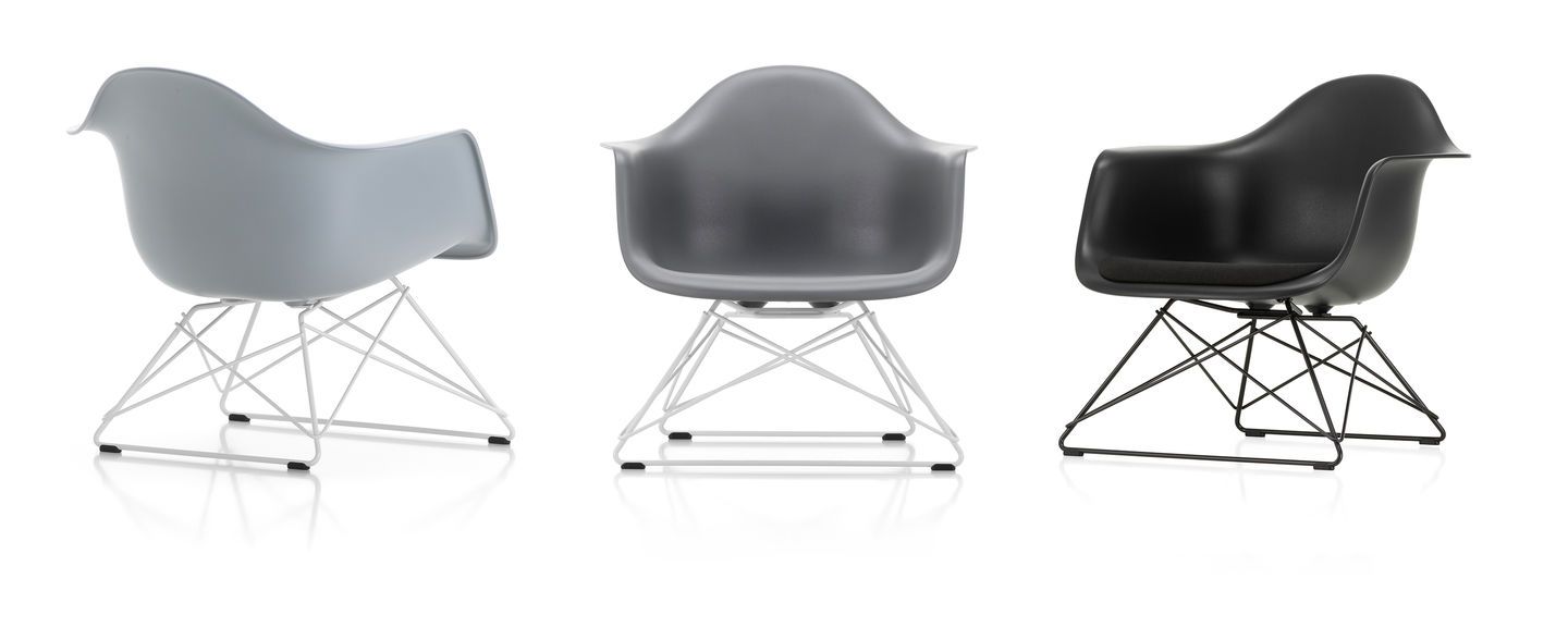 Eames Plastic Armchair RE LAR - Sag 80 - Vitra - Sedia
