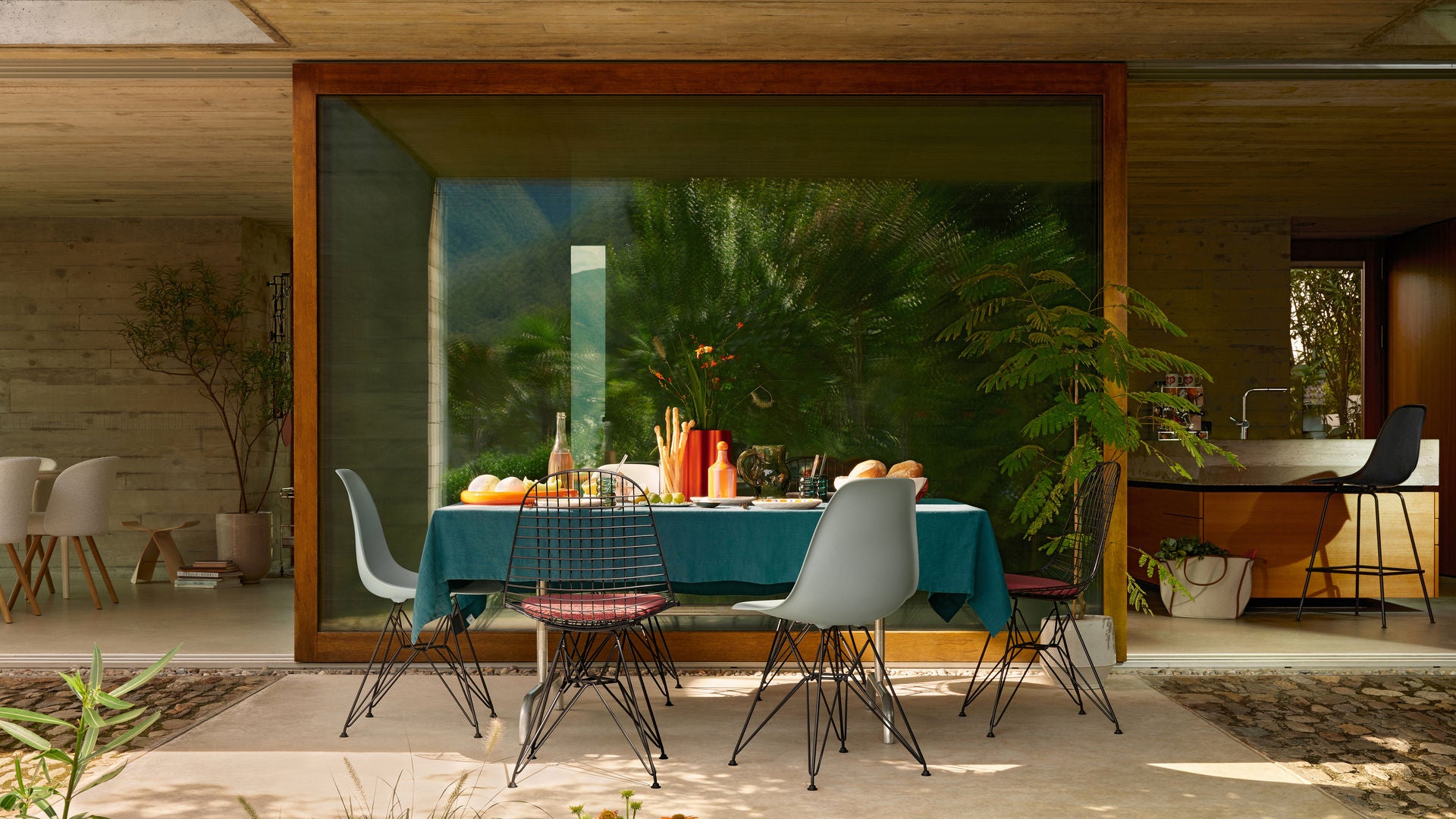 Eames Plastic Side Chair RE DSR - Sag 80 - Vitra - Sedia
