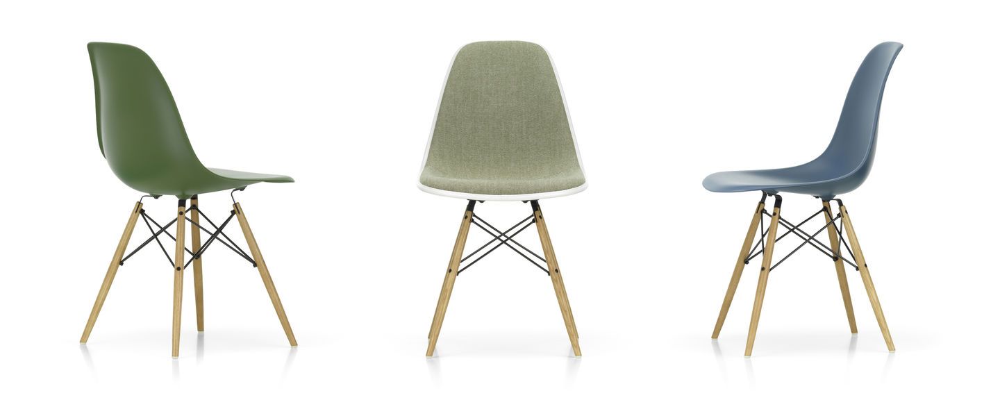 Eames Plastic Side Chair RE DSW - Sag 80 - Vitra - Sedia