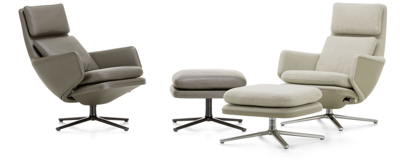 Grand Relax & Ottoman - Sag 80 - Vitra - Poltrona