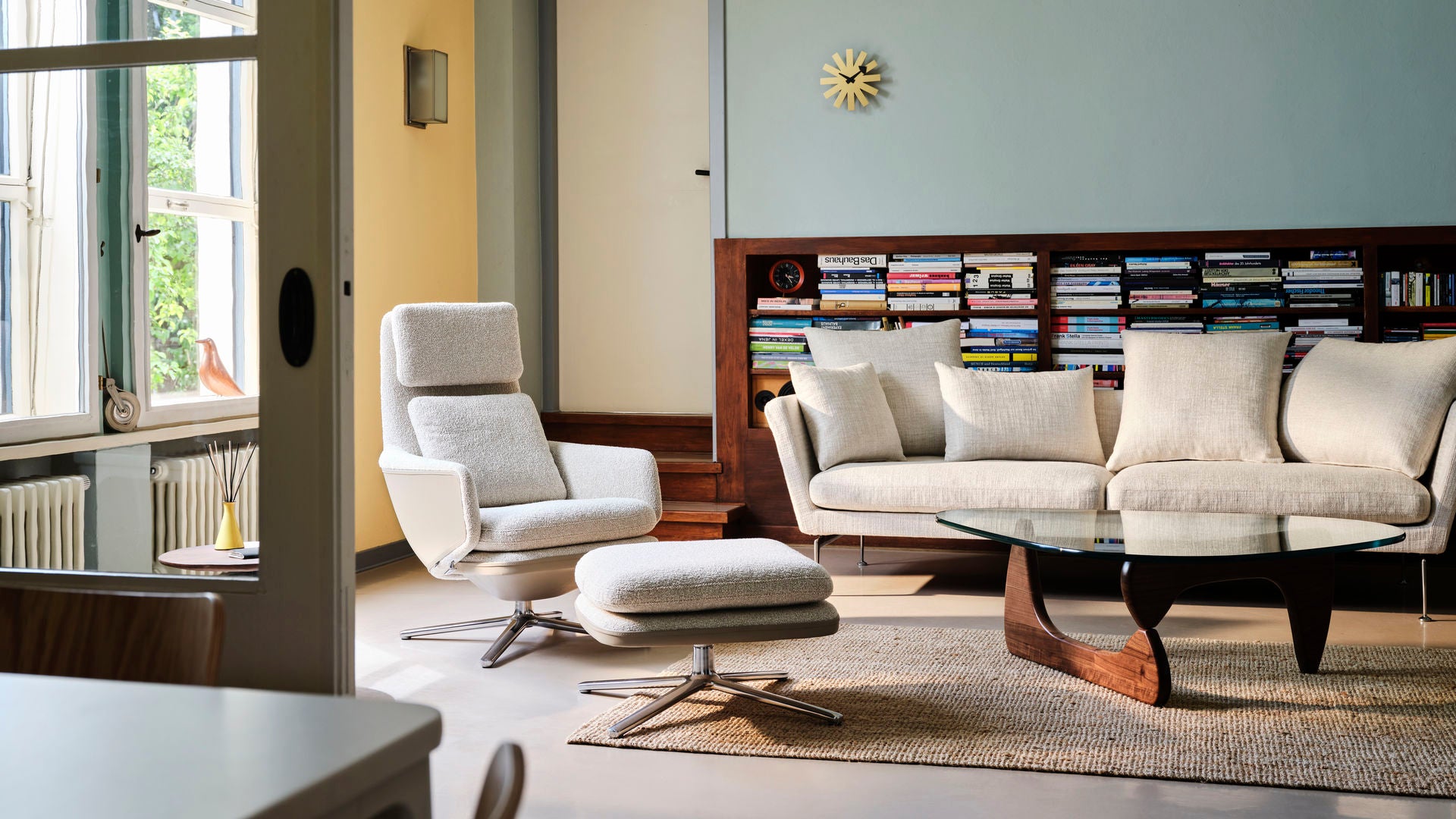 Grand Relax & Ottoman - Sag 80 - Vitra - Poltrona