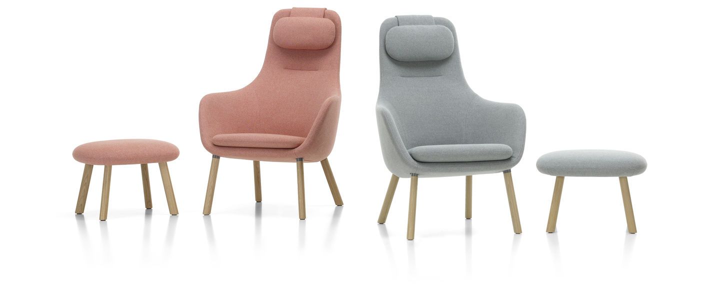 HAL Lounge Chair & Ottoman - Sag 80 - Vitra - Poltrona