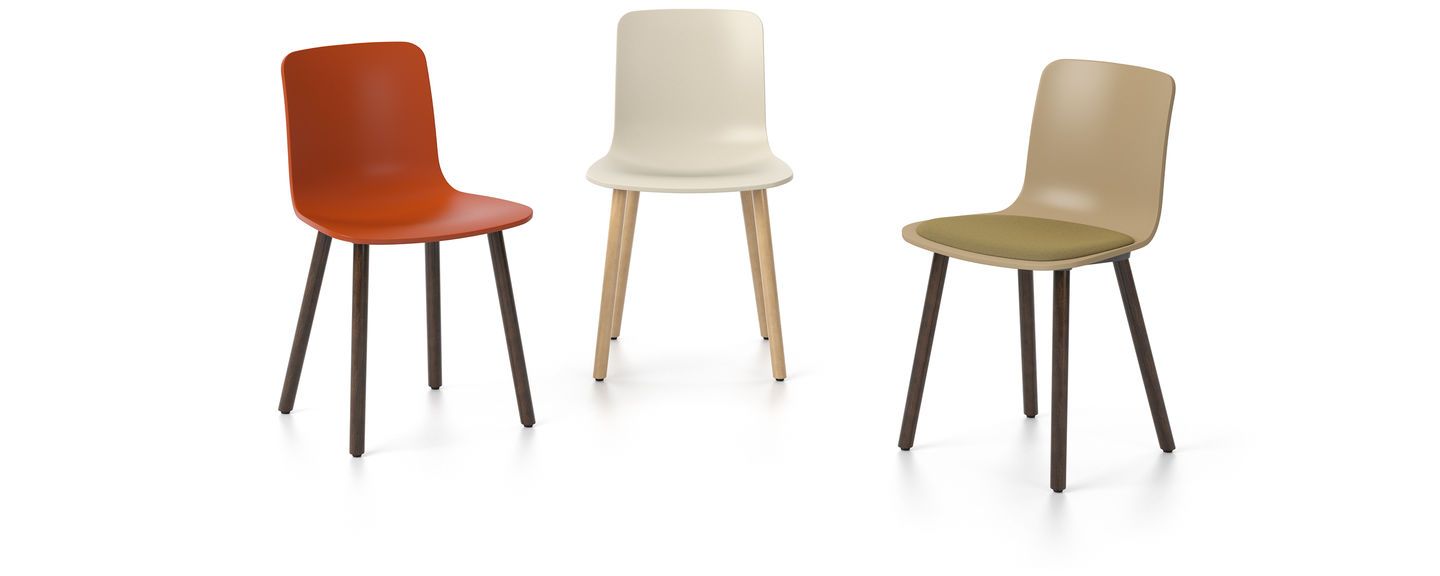 HAL RE Wood - Sag 80 - Vitra - Sedia