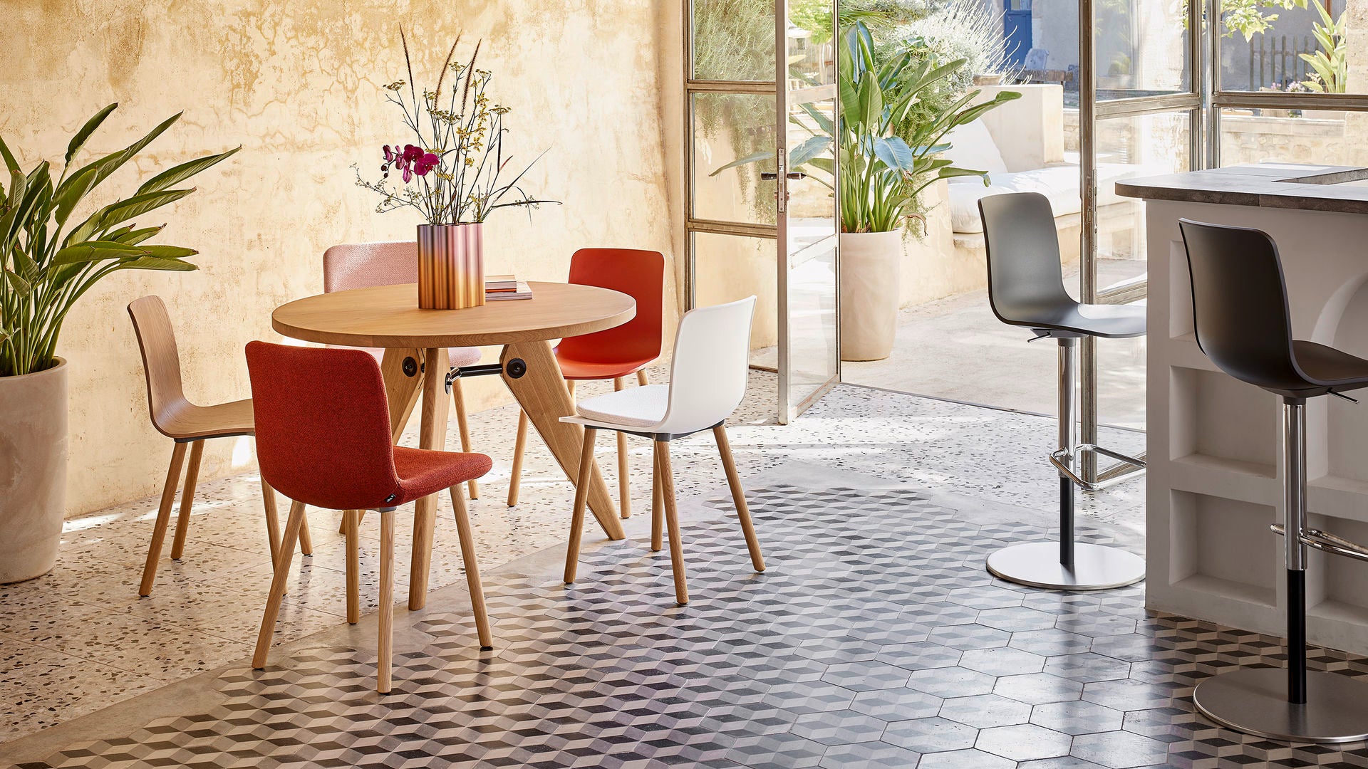 HAL Soft Wood - Sag 80 - Vitra - Sedia