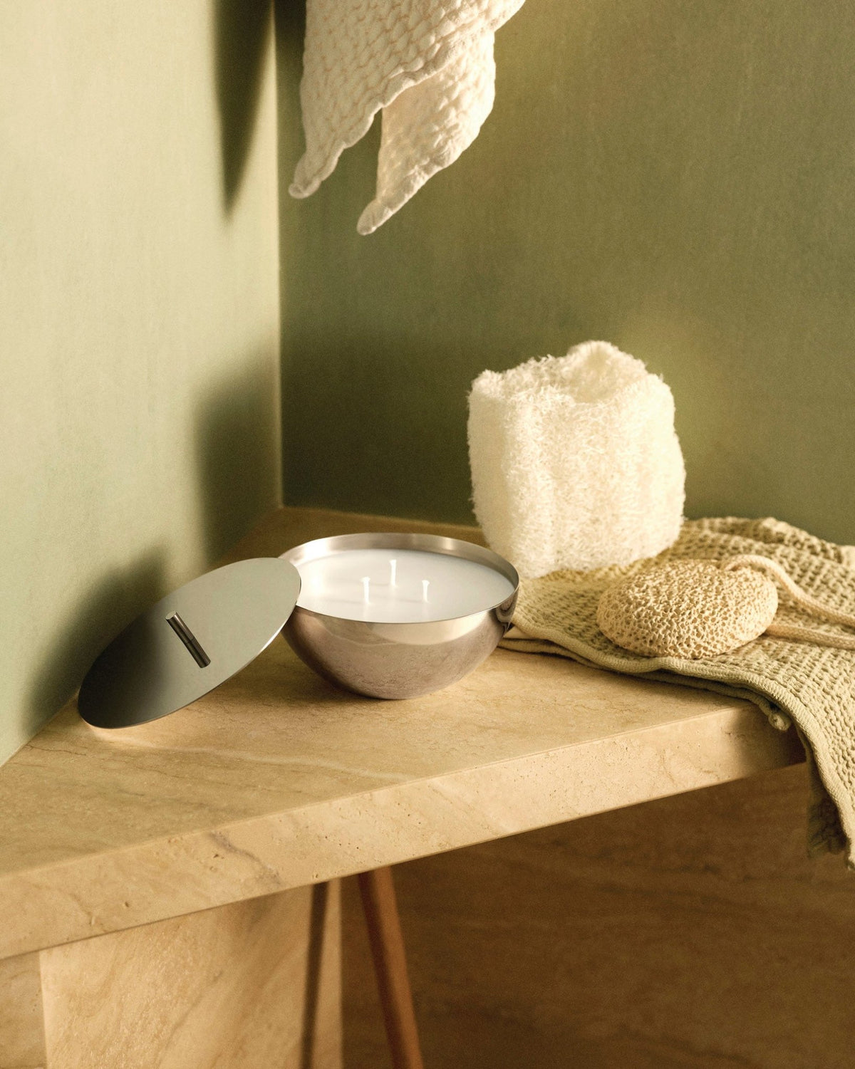 Rocc – candela profumata. Contenitore con coperchio - Sag 80 - Alessi - Contenitore