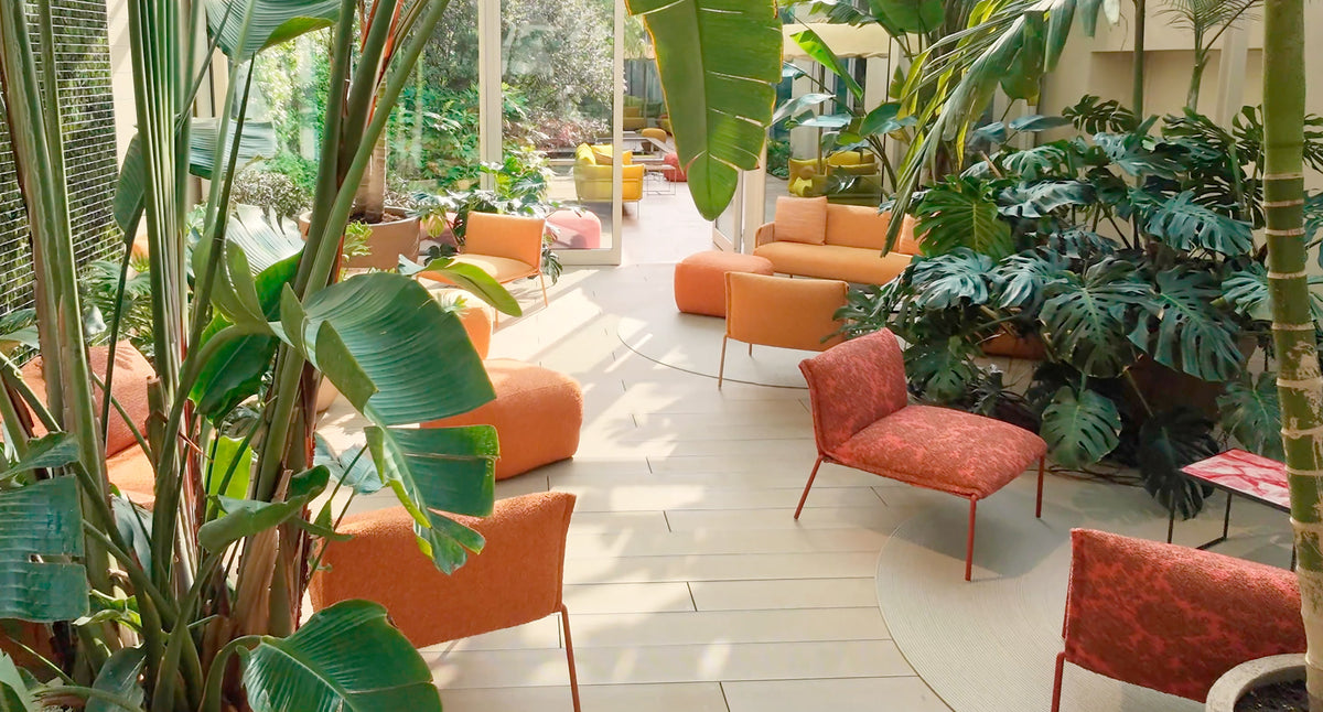 Mae – poltrona lounge outdoor – ambientata