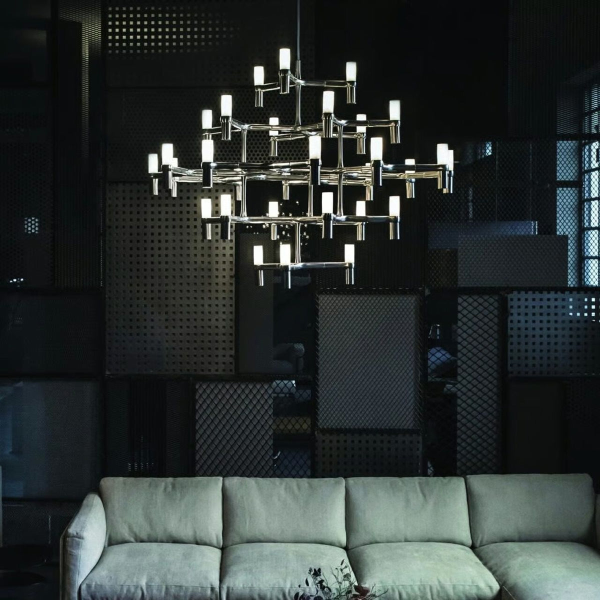 Crown – lampadario – ambientata