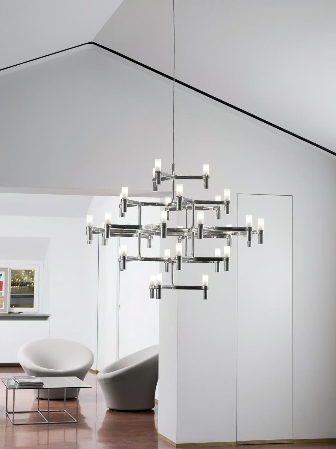 Crown – lampadario – ambientata